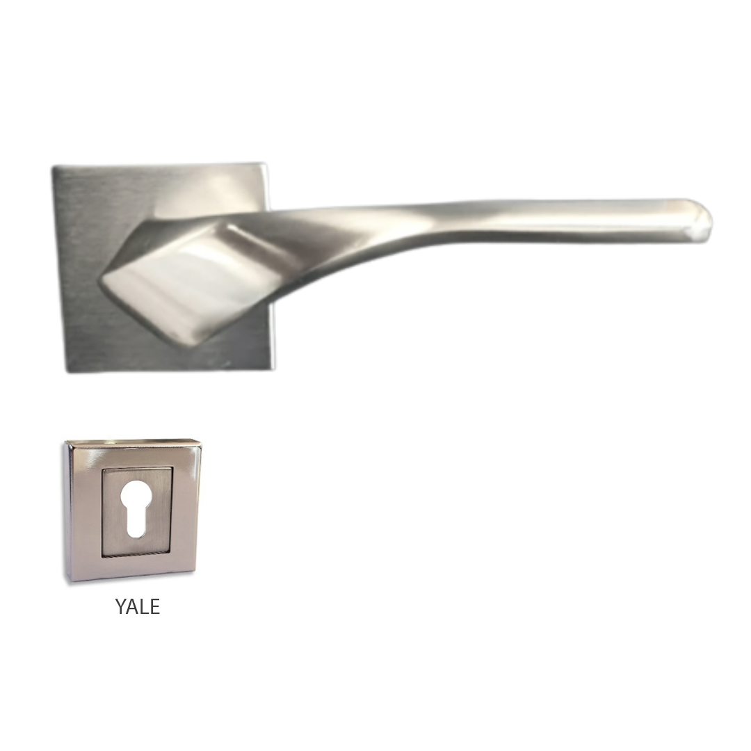 ARIS KAPI KOLU ITALYAN ROZETLI NIKEL YALE